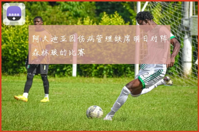 阿夫迪亚因伤病管理缺席明日对阵森林狼的比赛